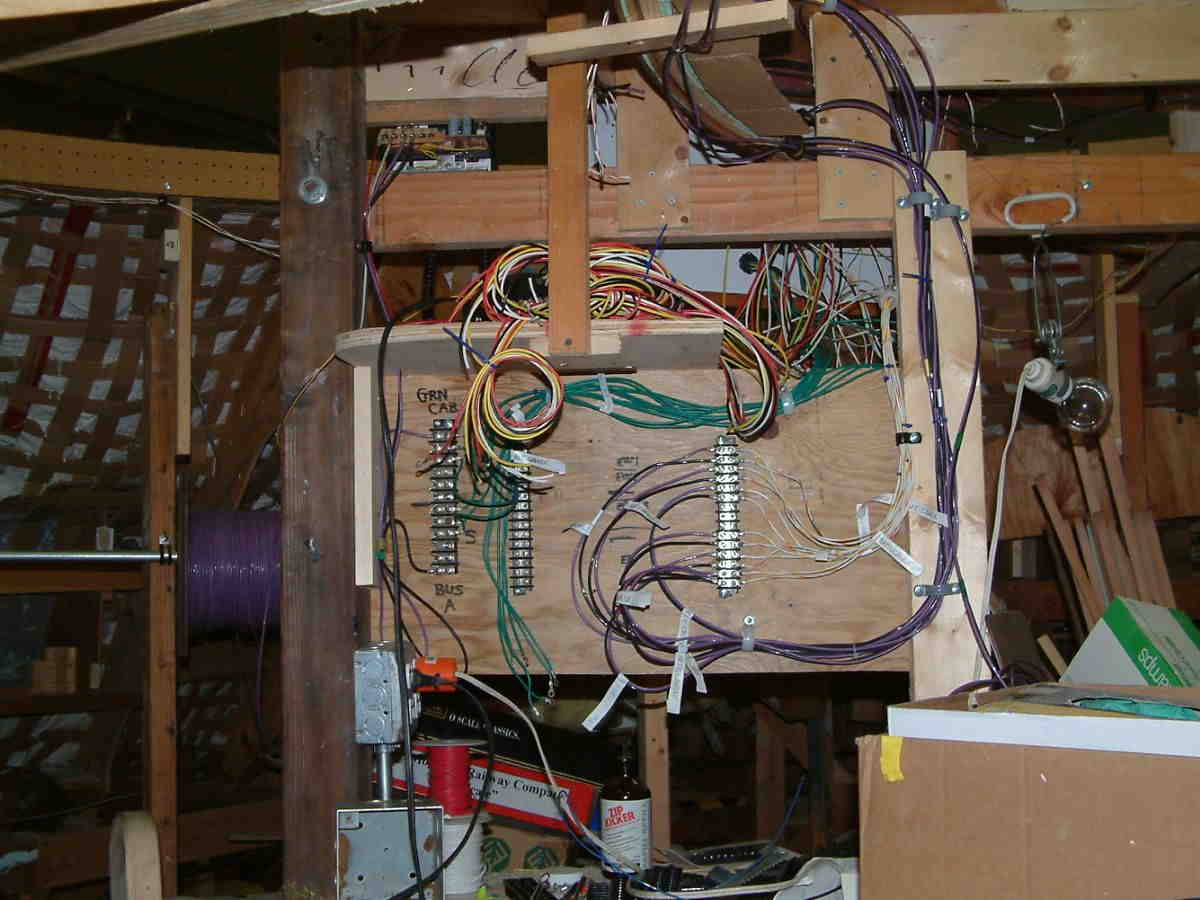 Nov 2006: More On3 wiring completed at Palisade (Ambrose, Francis)