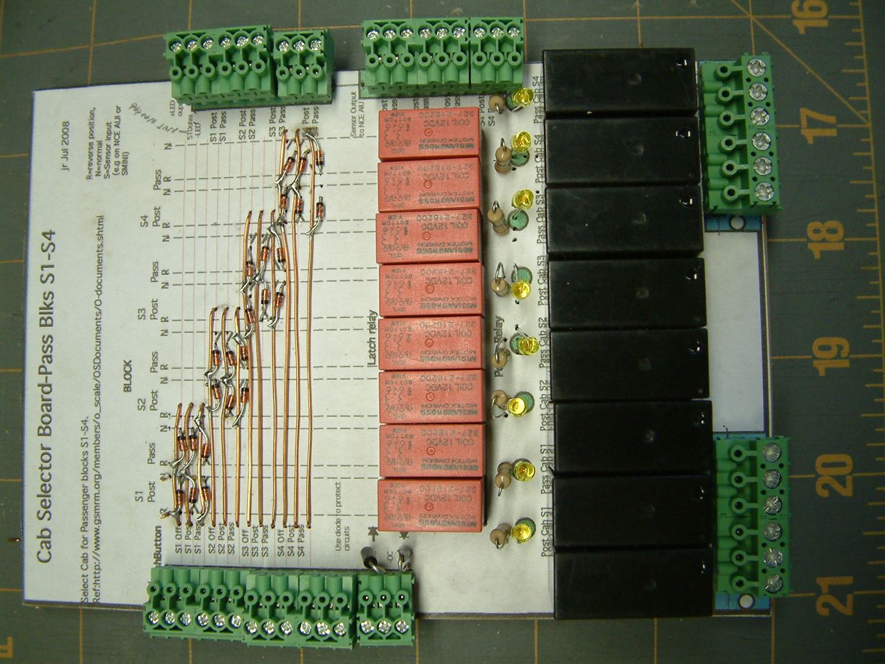 Cab Selector Board-Pass_S1-S4