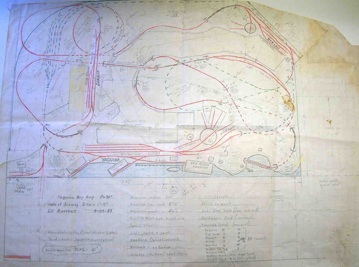 1987: Yaguina Bay Rwy Plan 8-29-87 Ed Marshall