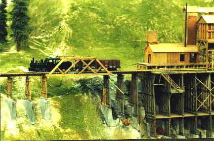 Mine with train