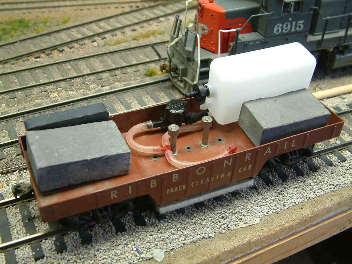 Custom built track cleaning car (rowe)