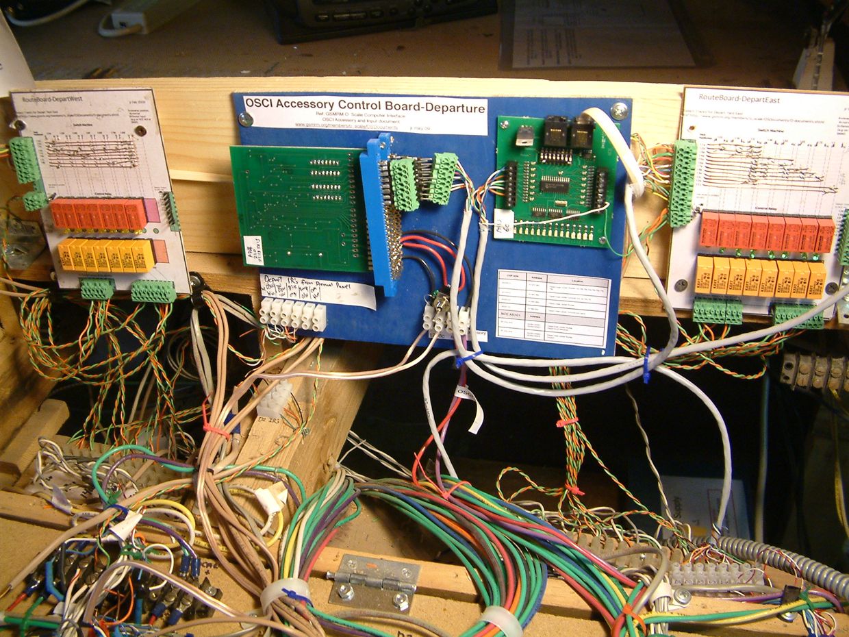 Departure panel OSCI interface board.