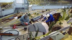 Harry Critchfield, Bob Brown ballasting Diesel Yard  12 Nov 10