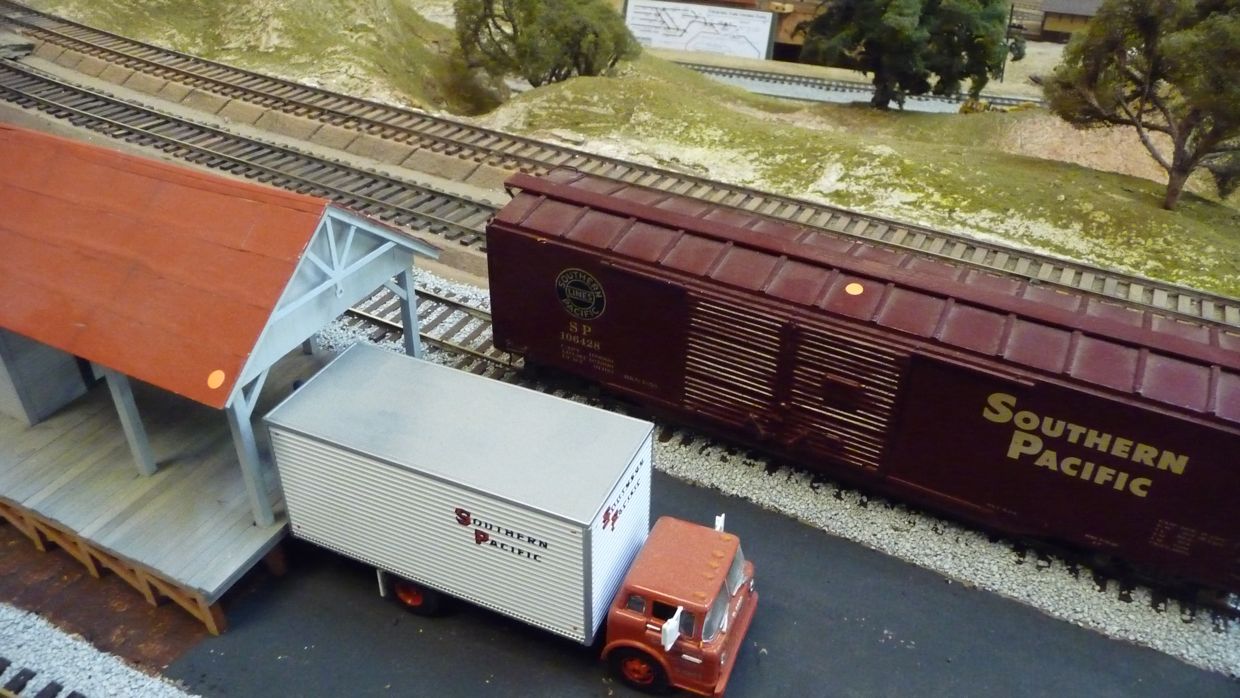 Way Freight car at Midway