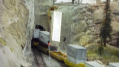 Stack train crash, 2 Dec 12. Due to hanging wire.