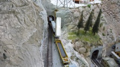 Stack train crash, 2 Dec 12. Due to hanging wire.