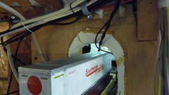 Stack train crash, 2 Dec 12. Due to hanging wire.