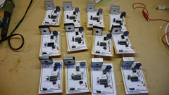 Batch of 12 block detectors, J. Rowe, June 2013