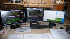OSCI Computer Table, 3 monitors, jr 26Dec13  - 3