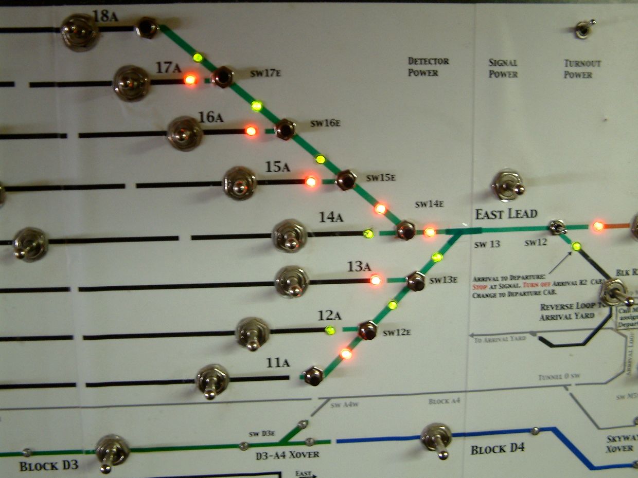 Depart east yard pushbutton control (13Feb09, Rowe)