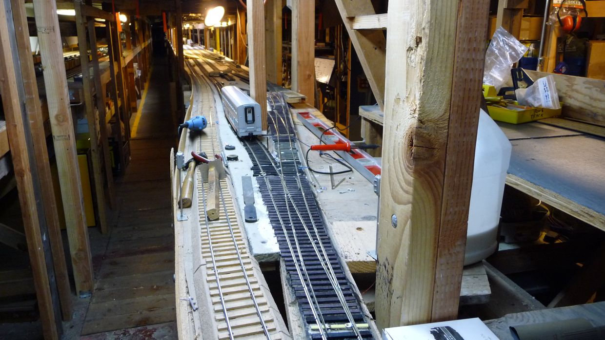 Arrival West Ladder work, 18 Feb 11