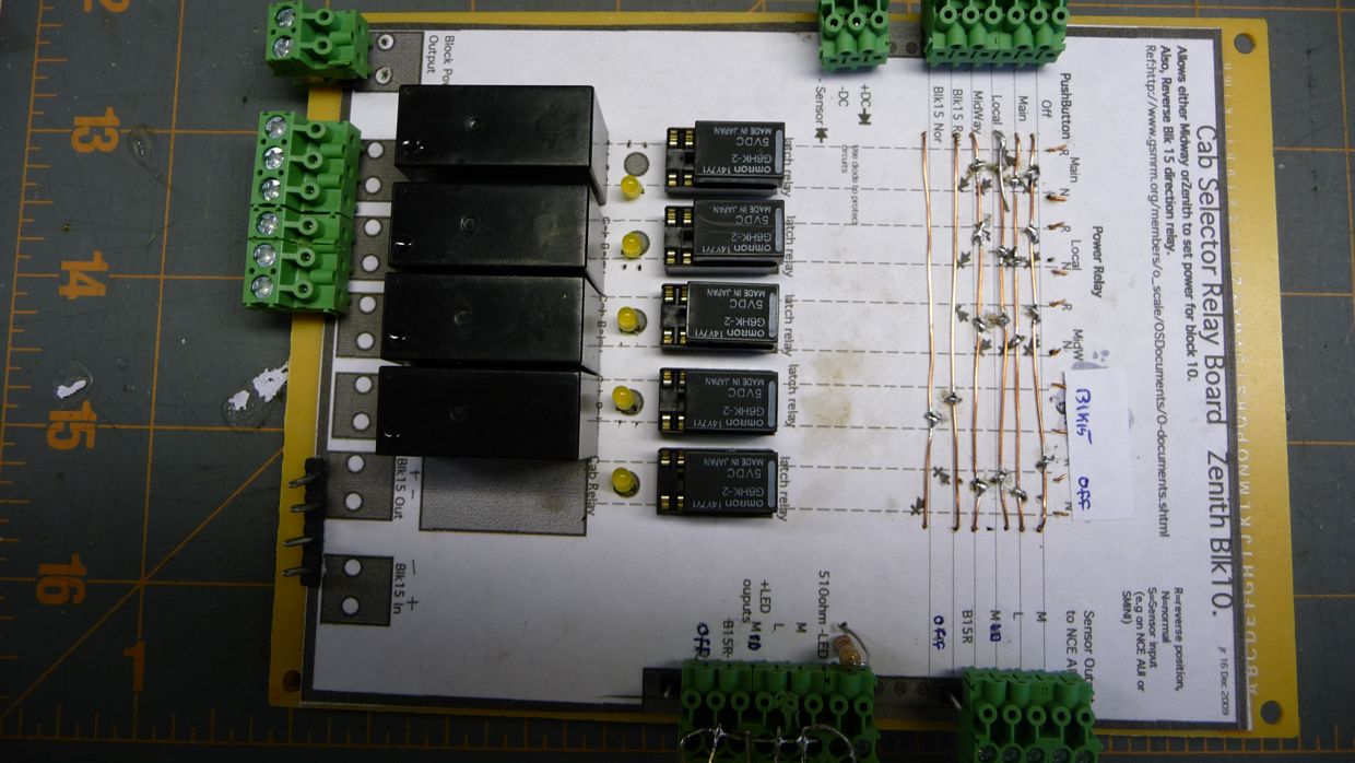 Cab Selector Board  Zenith Block 10 