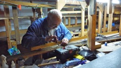 Robin Graham installing new frog for Arrival sw 1w.