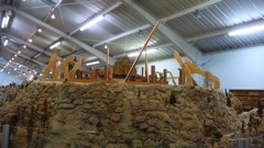 Work on south mountain scenery supports, Jeff Heller, 11 Mar 2011