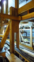 Removal of 2x4 post at Arrival west ladder.