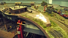 Eureka Yard scenery by Mark Francis, April 2011