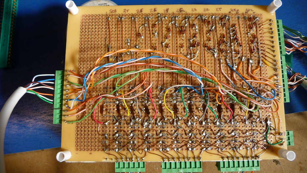 Midway West ladder route relay board, Rowe, Jan 12