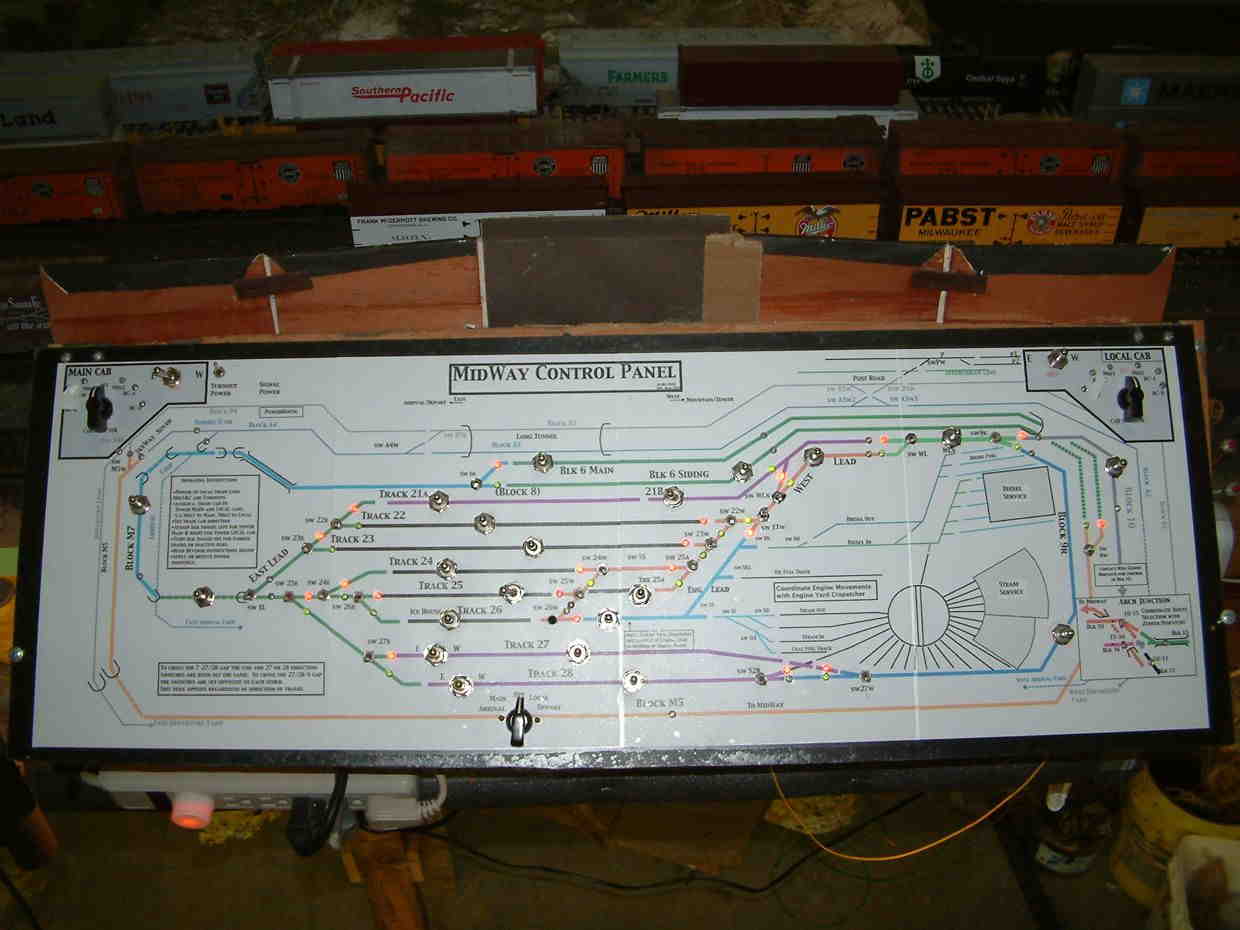 Midway panel rebuild for engine facilities (Rowe)